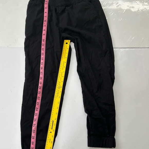 Levi's Black Elastic Waistband Zipper Joggers Pants Women Size S Small - Picture 3 of 5